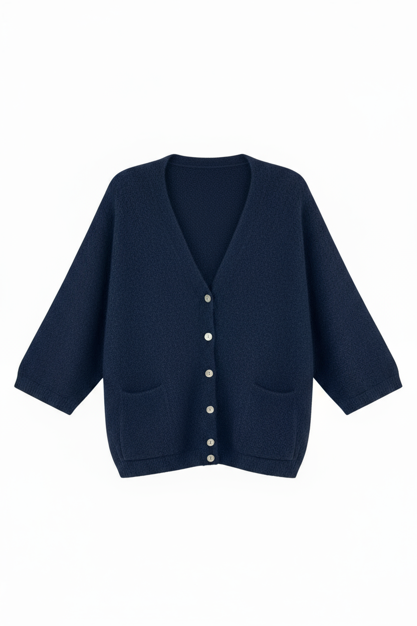 Harriet Alpaca V Neckline Cardigan