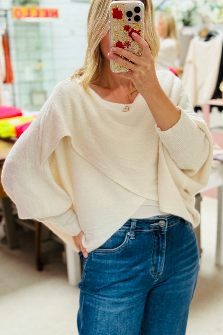 Jenny Crossover Batwing Jumper