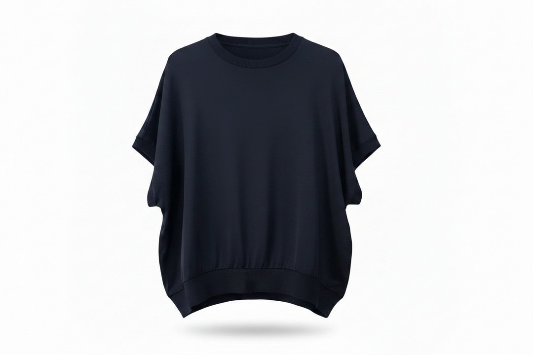 Erin Crew Neck Silk Blend Top