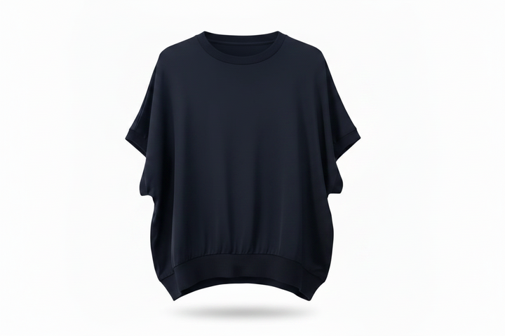 Erin Crew Neck Silk Blend Top
