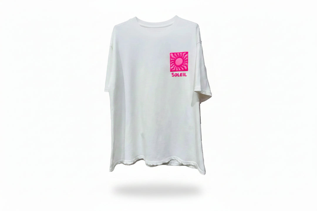 Soleil T Shirt (Neon Pink)