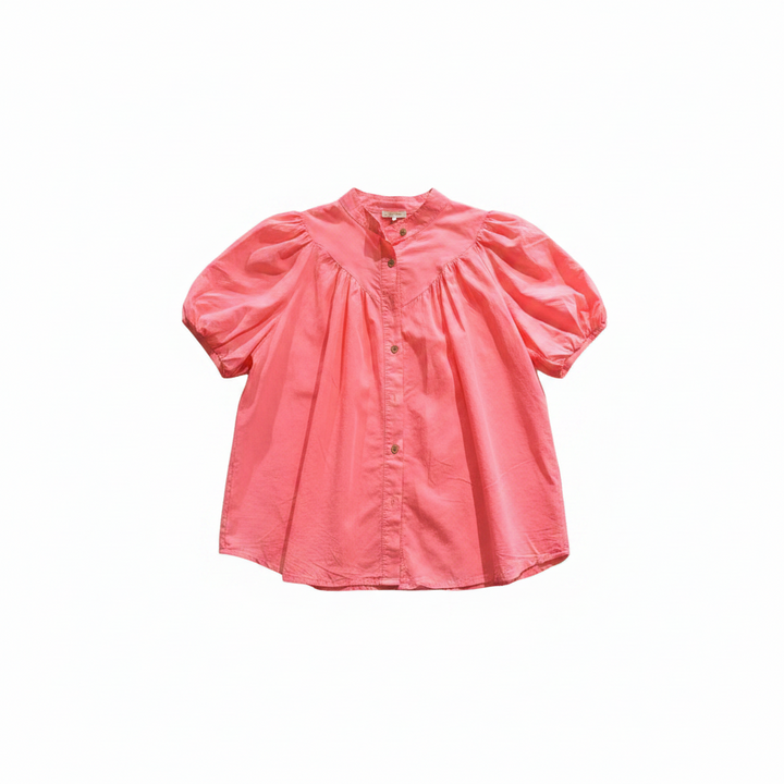 Tate Neon Coral Blouse