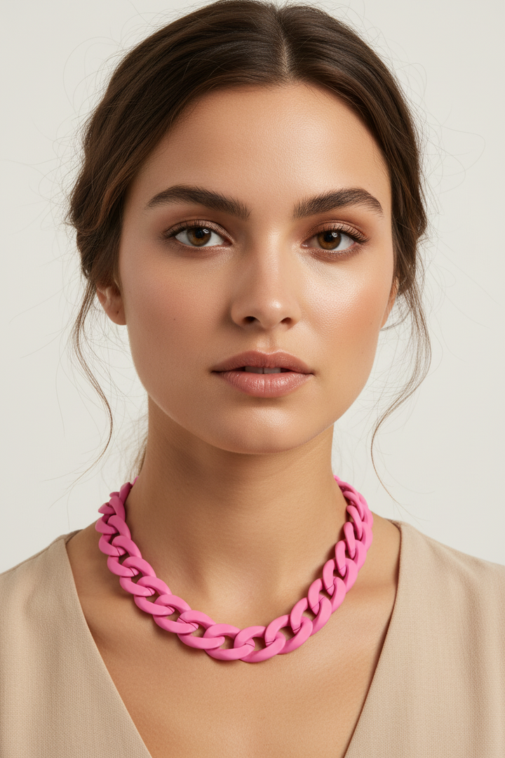 Chunky Links Necklace - colours to choose! back in stock!