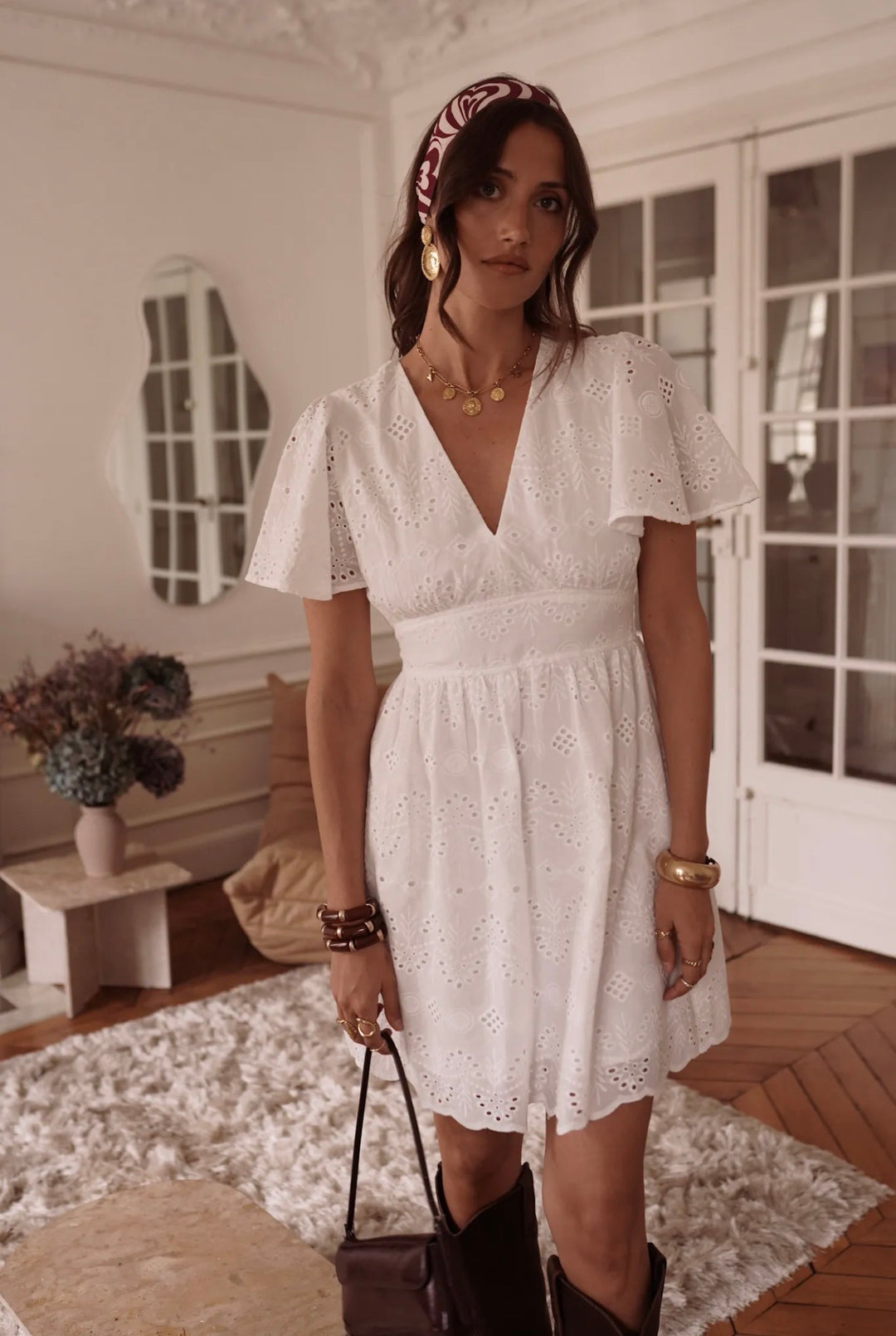 Kiera Broderie Dress