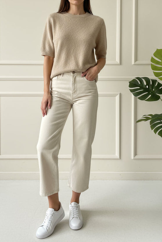 Fiona Crew Neck Alpaca Jumper