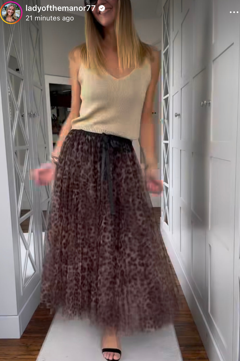 Billy Knitted Gold Vest Top