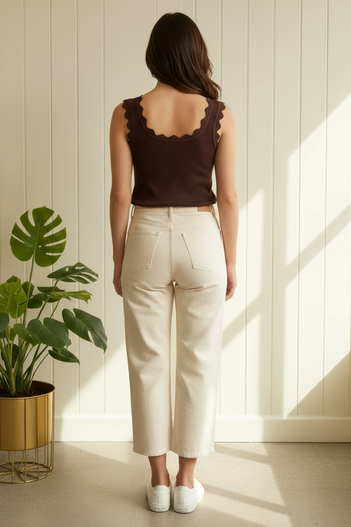 Robyn Scallop Vest Tank Top