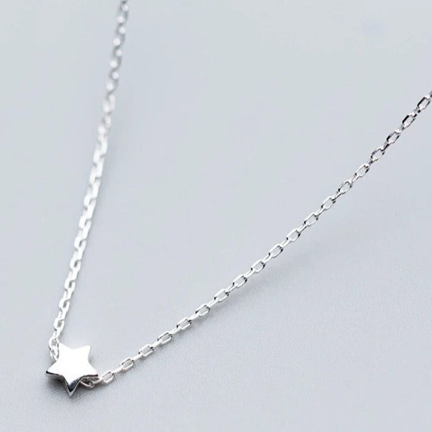 Dainty Star 925 Silver Necklace