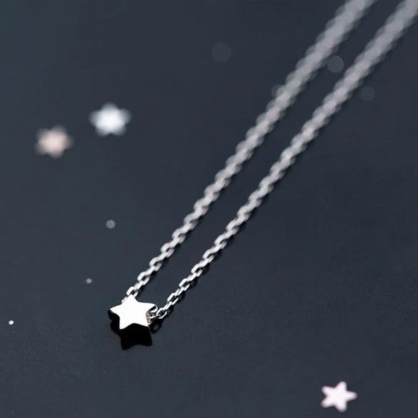 Dainty Star 925 Silver Necklace