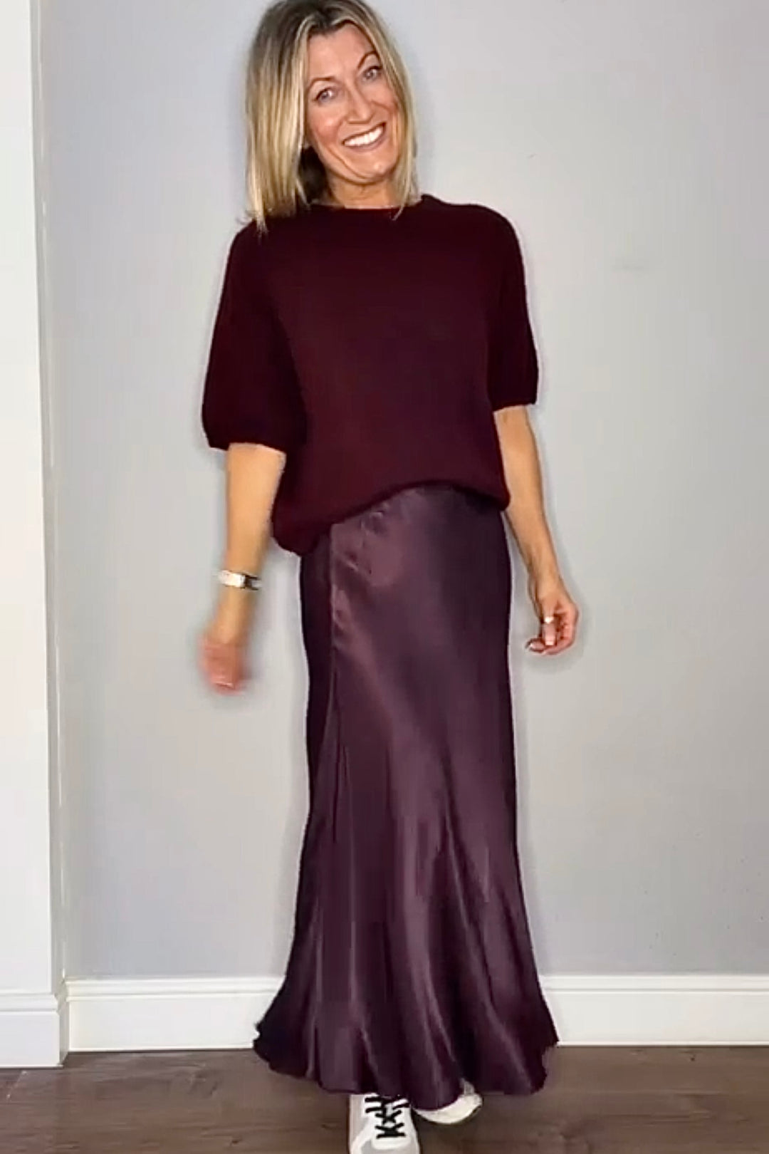 Zara Skirt | Burgundy