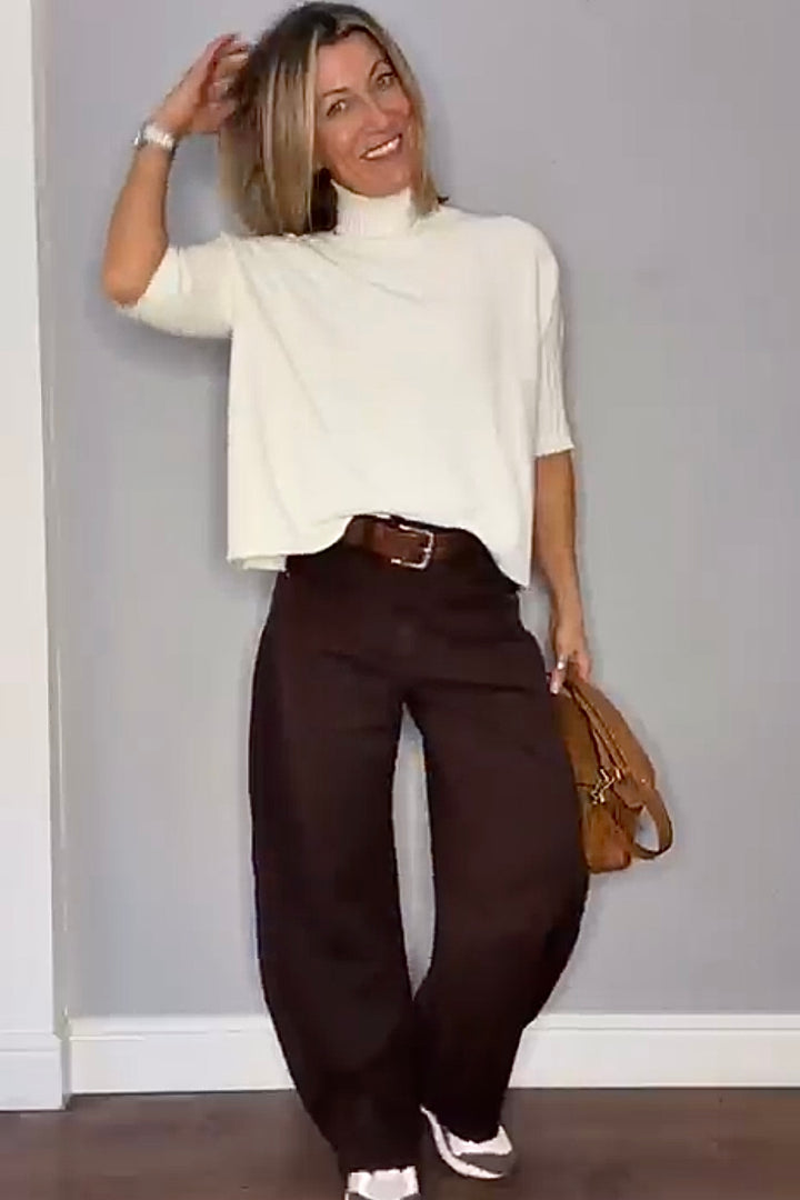 Phoebe Funnel Neck Knit Jumper