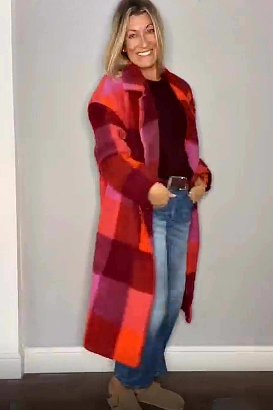 *** PRE ORDER *** Heather Tartan Check Coat - colours to choose