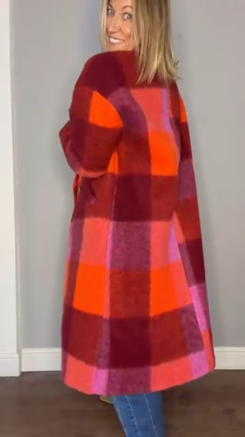 Heather Tartan Check Coat - colours to choose