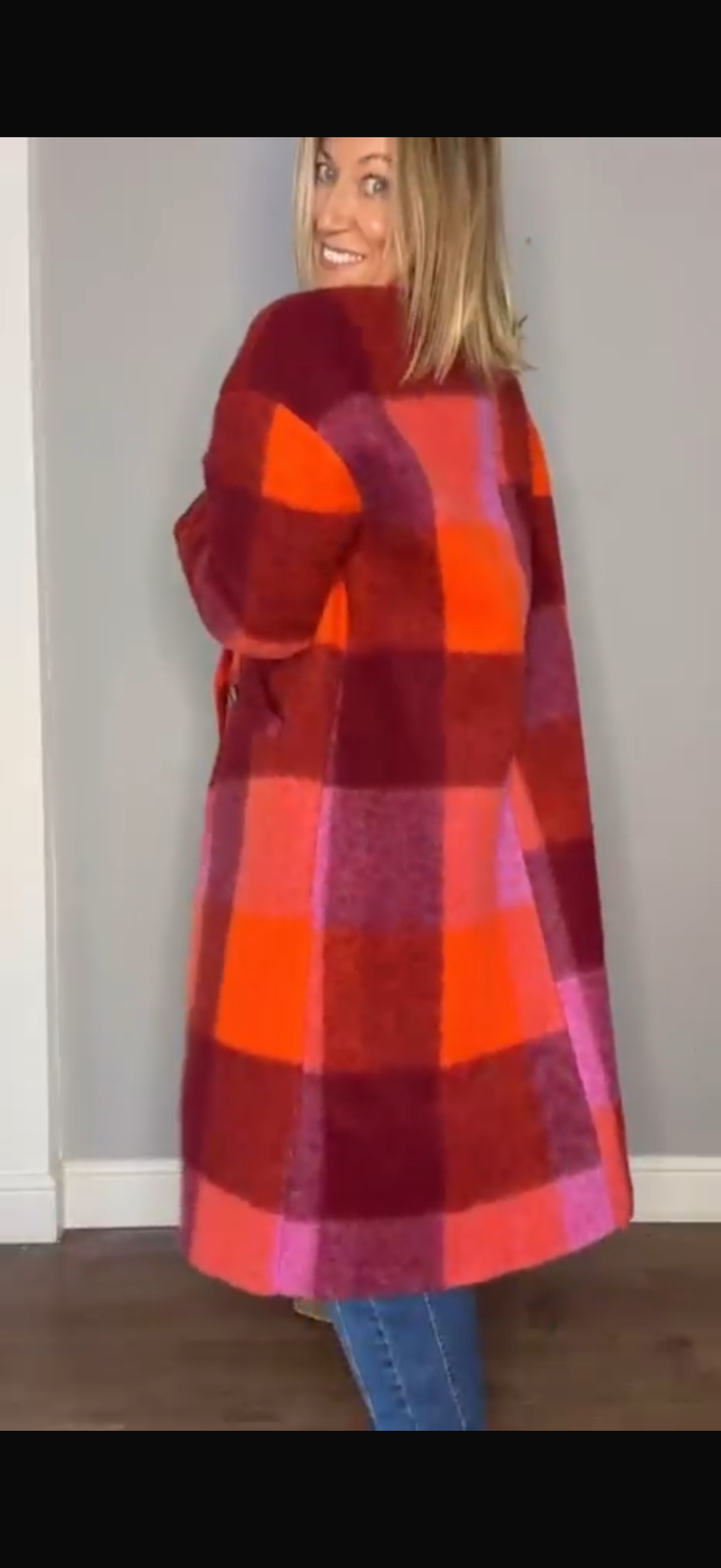 *** PRE ORDER *** Heather Tartan Check Coat - colours to choose