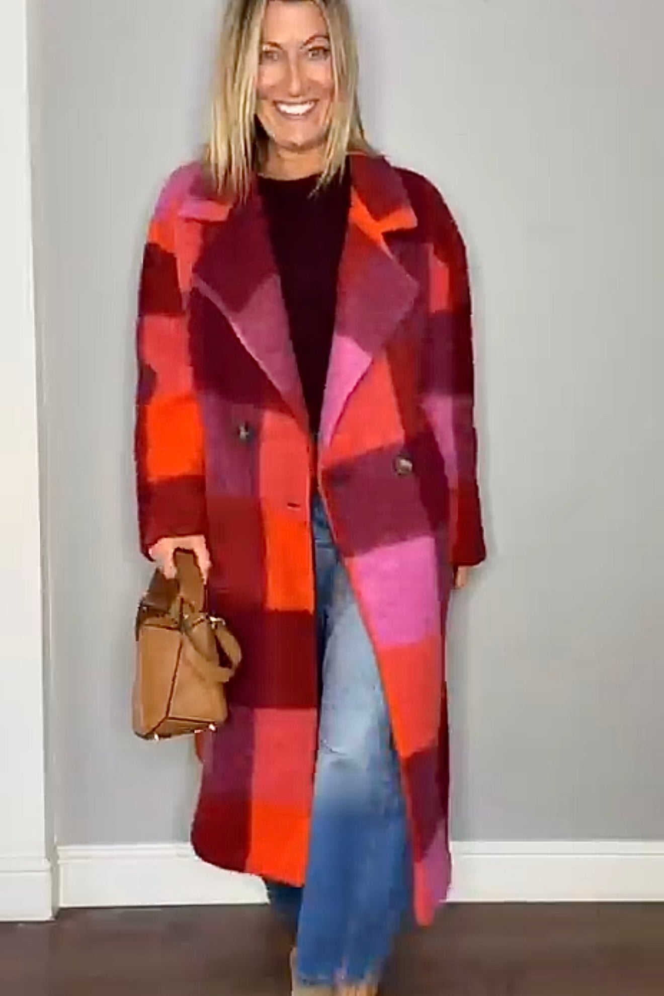 Heather Tartan Check Coat - colours to choose