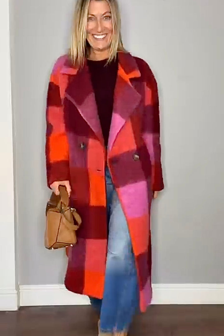 *** PRE ORDER *** Heather Tartan Check Coat - colours to choose