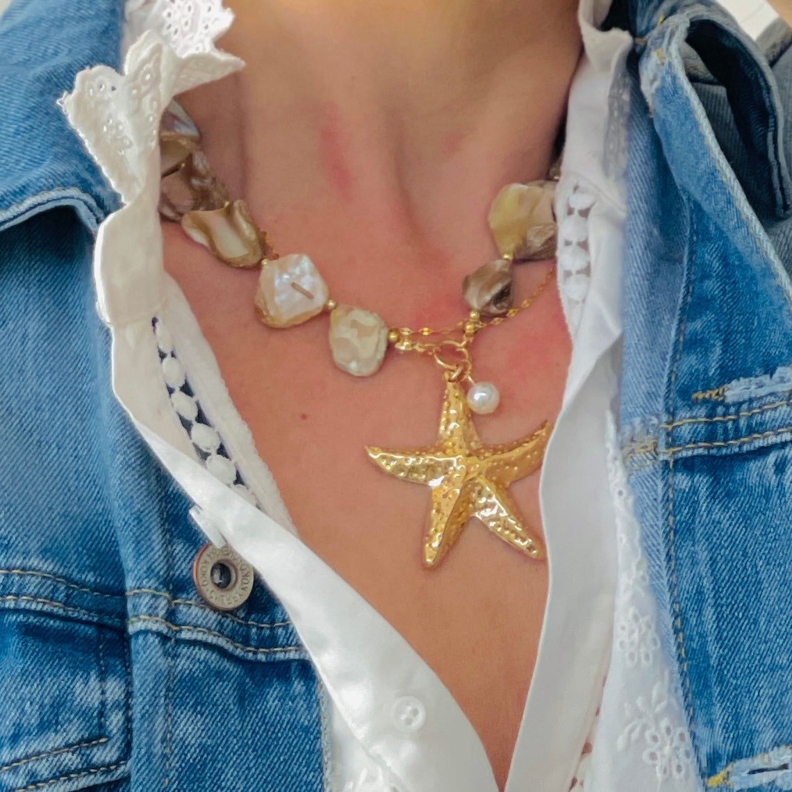 Boho Starfish Necklace