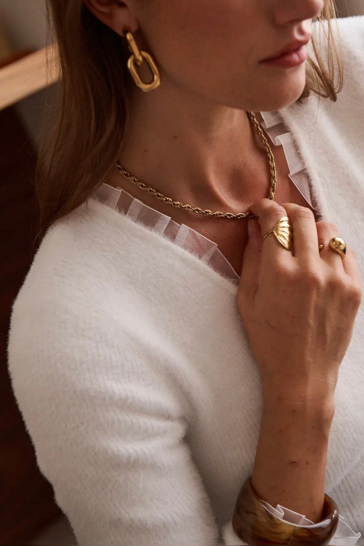 Katie Frill V Neck Jumper
