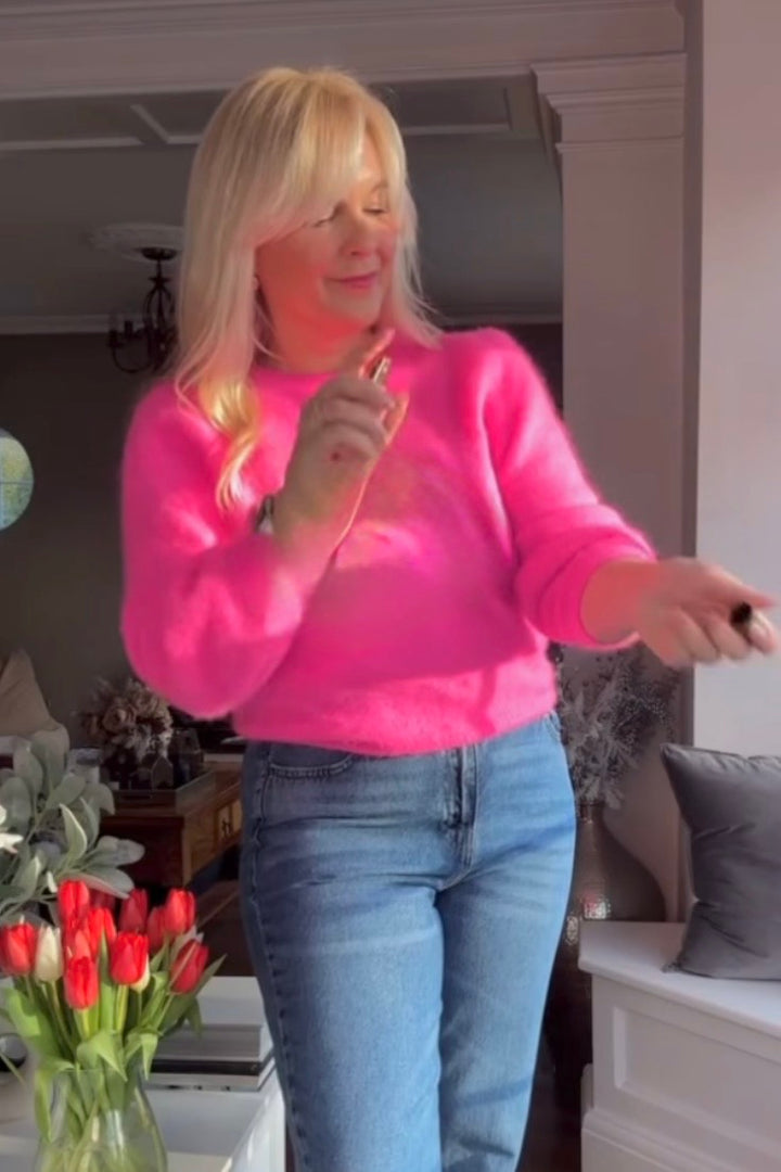 *** PRE ORDER *** Mandy Alpaca Blend Long Sleeve Knit Jumper