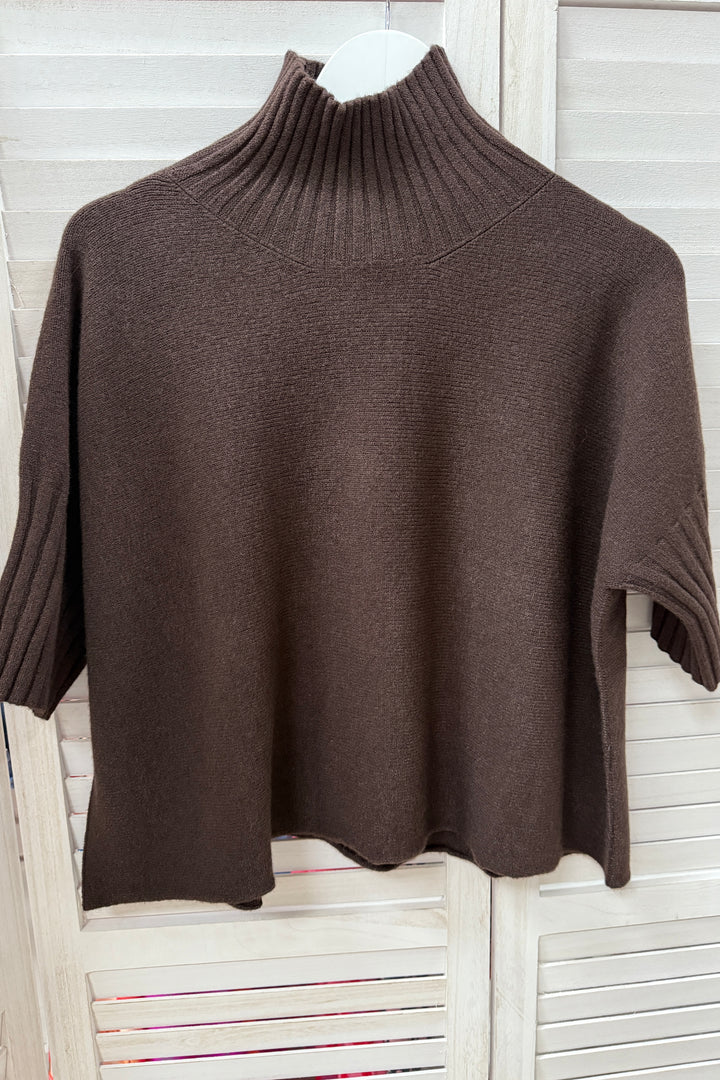 Phoebe Funnel Neck Knit Jumper