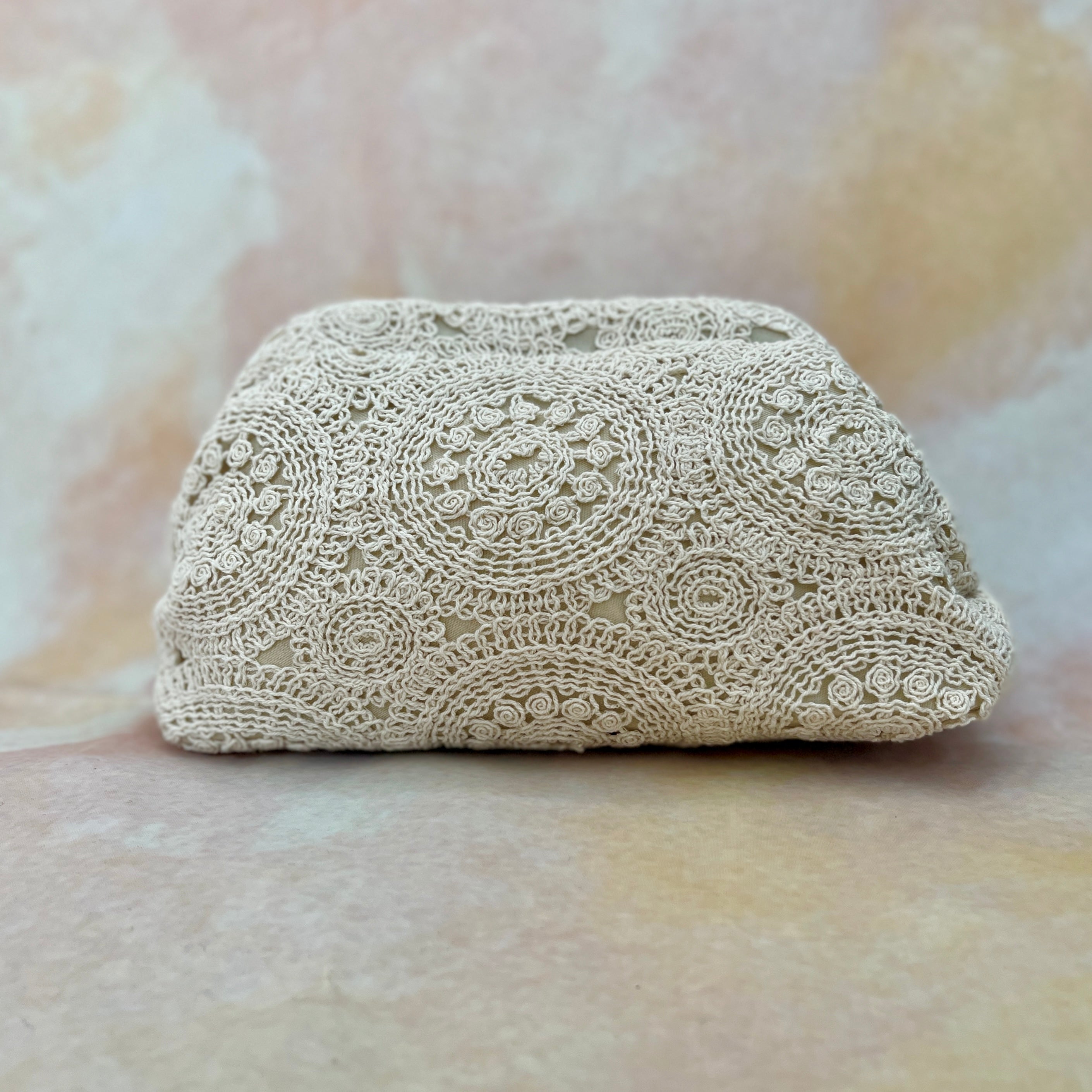 Cloud Crochet Clutch