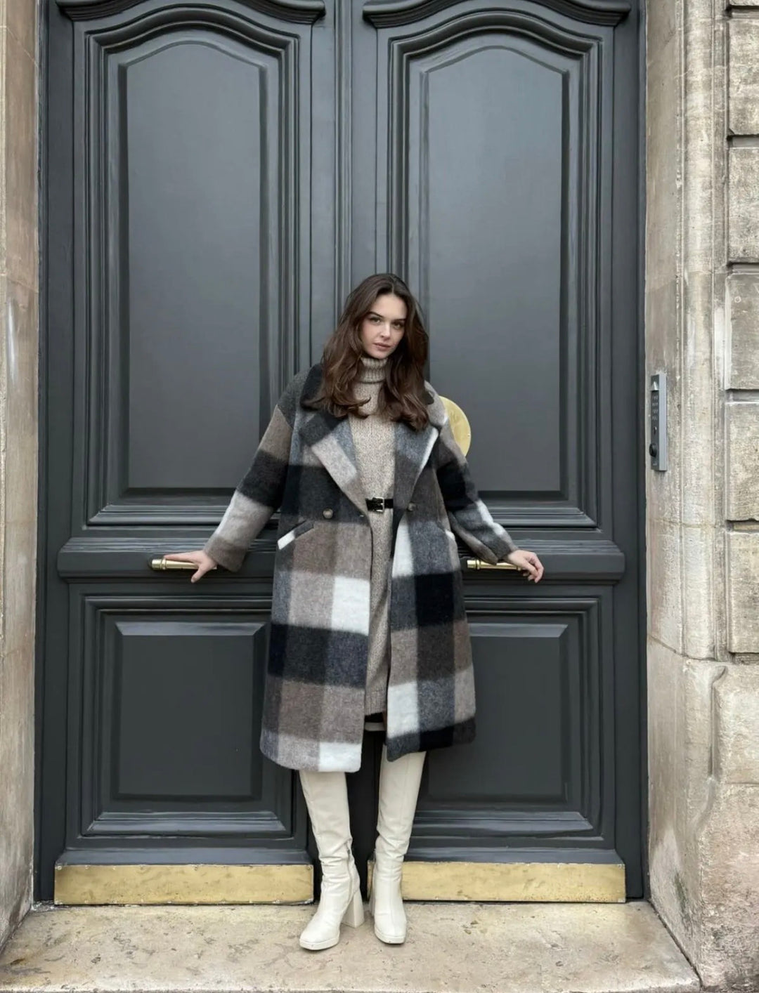 Heather Tartan Check Coat - colours to choose