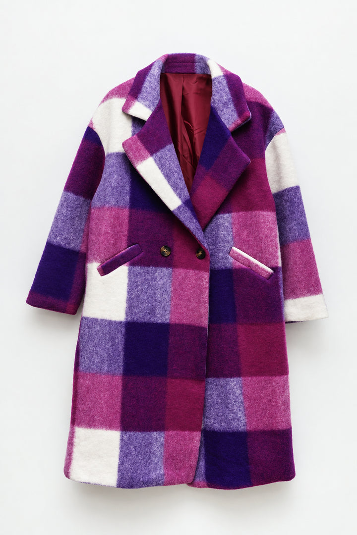 Heather Tartan Check Coat - colours to choose