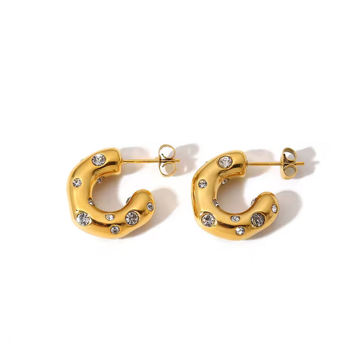 Chunky Huggie Hoops
