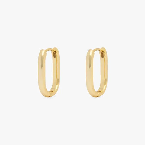 Oval Hoops | Gold