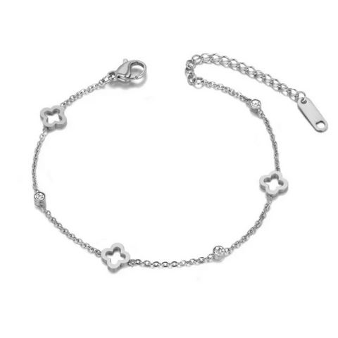 Clover Bracelet | Silver