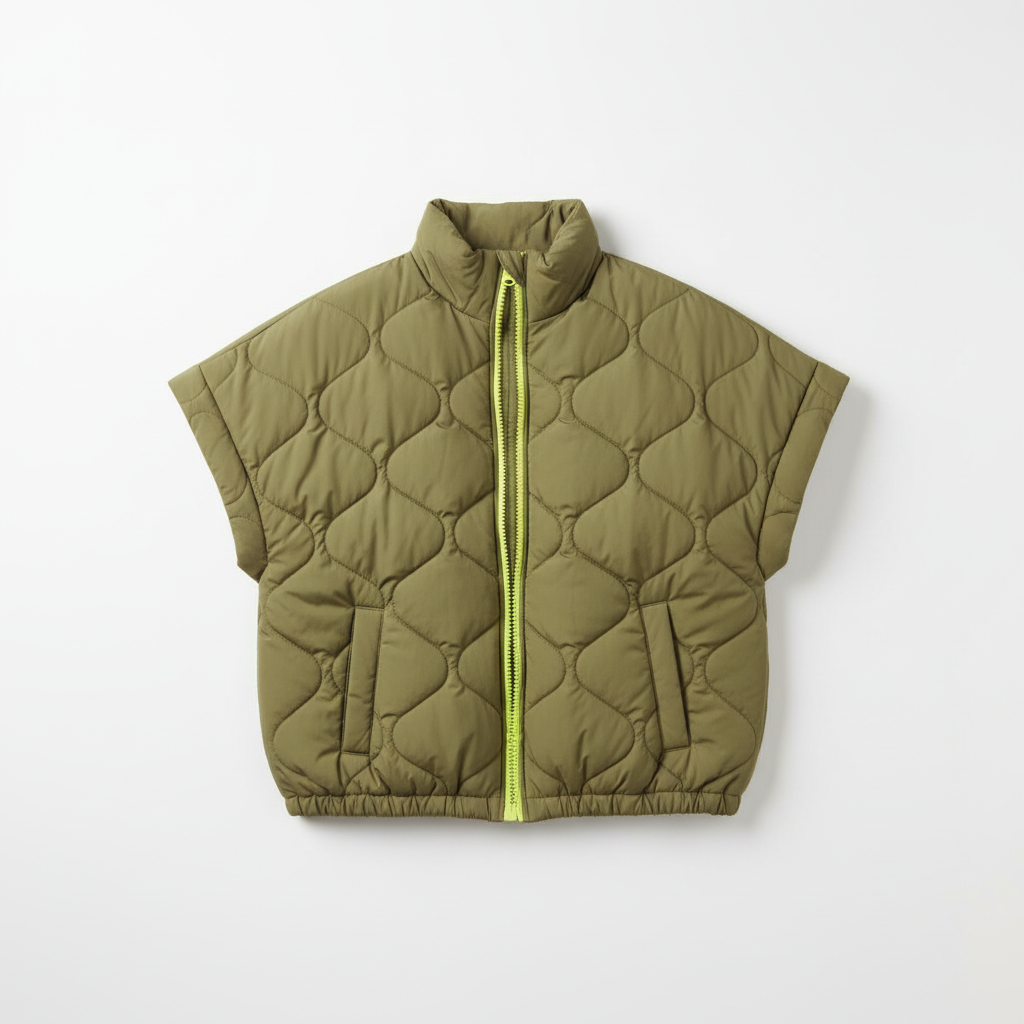*** PRE ORDER *** Samantha Neon Sleeveless Quilted Gilet