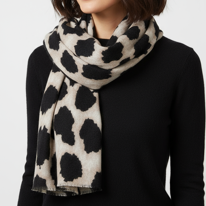 Big Leopard Scarf