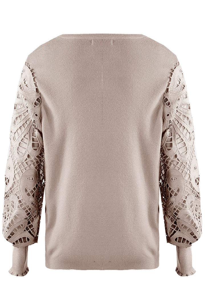 Molly Crochet Sleeve Jumper - colours to choose