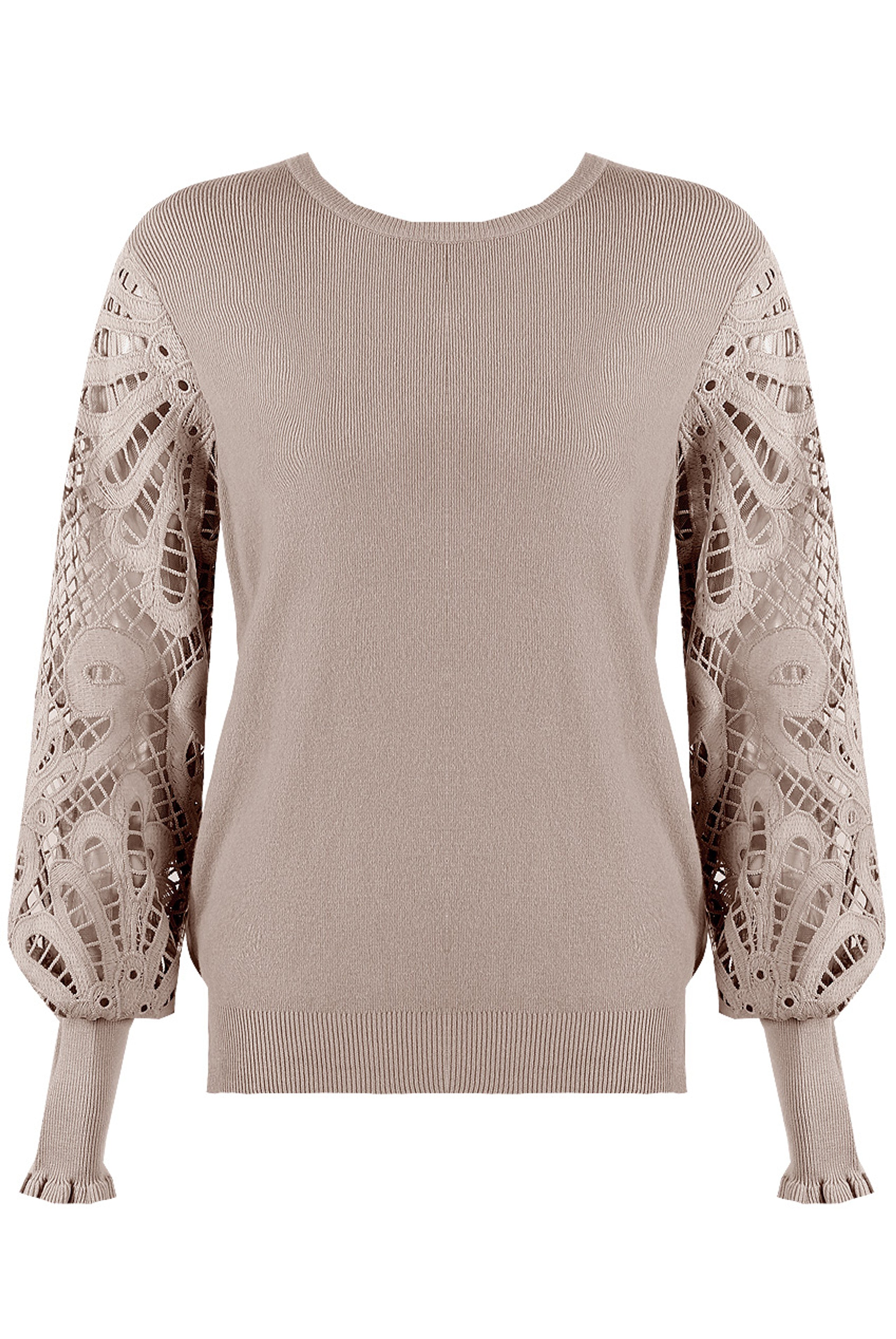 Molly Crochet Sleeve Jumper - colours to choose