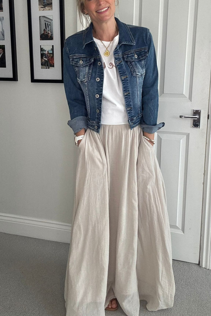 Mila Cotton Maxi Skirt