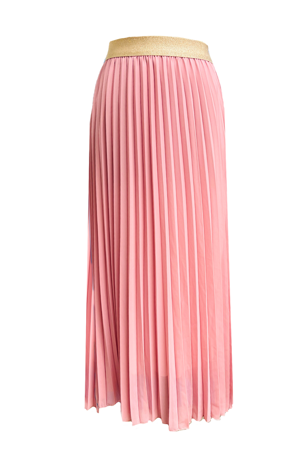 Pleated Maxi Skirt | Dusky Rose