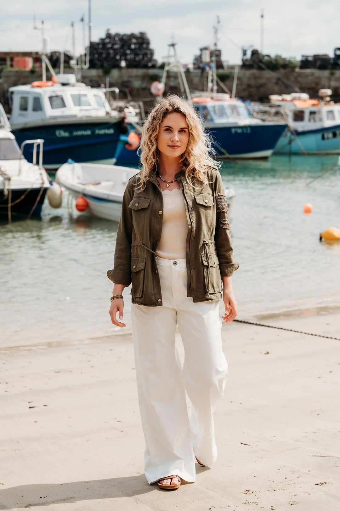 Fletcher Wide Leg Panelled Jeans