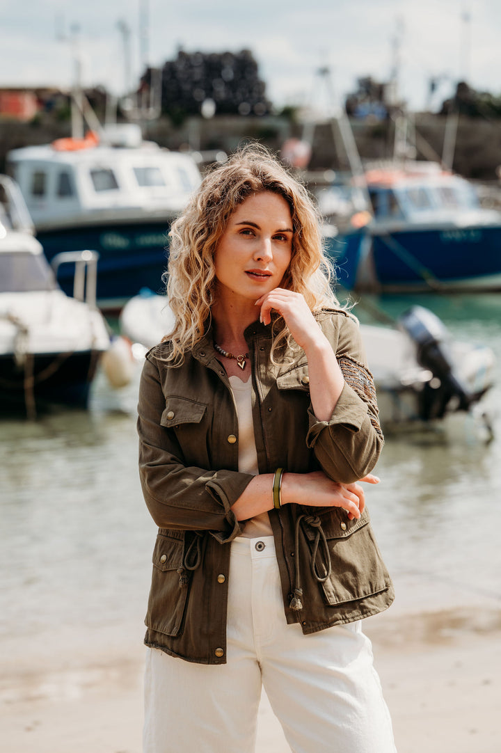 Jessie Khaki Jacket