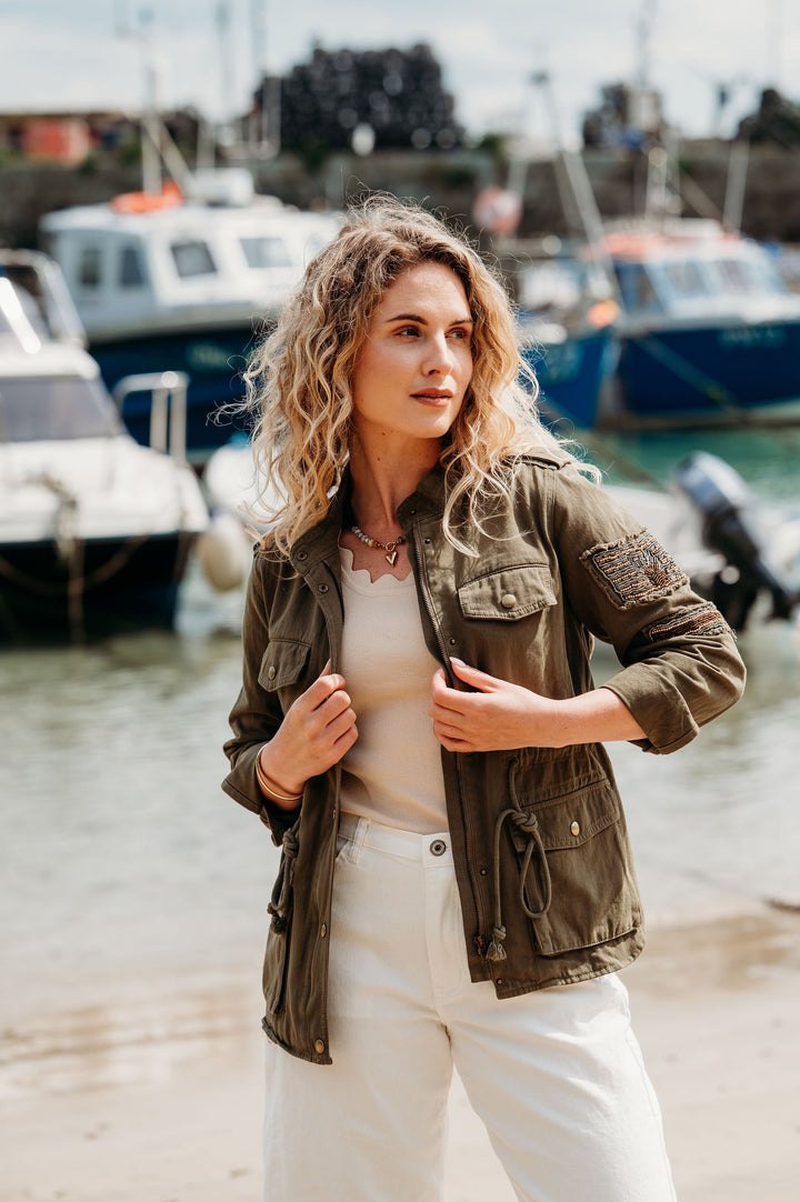 Jessie Khaki Jacket