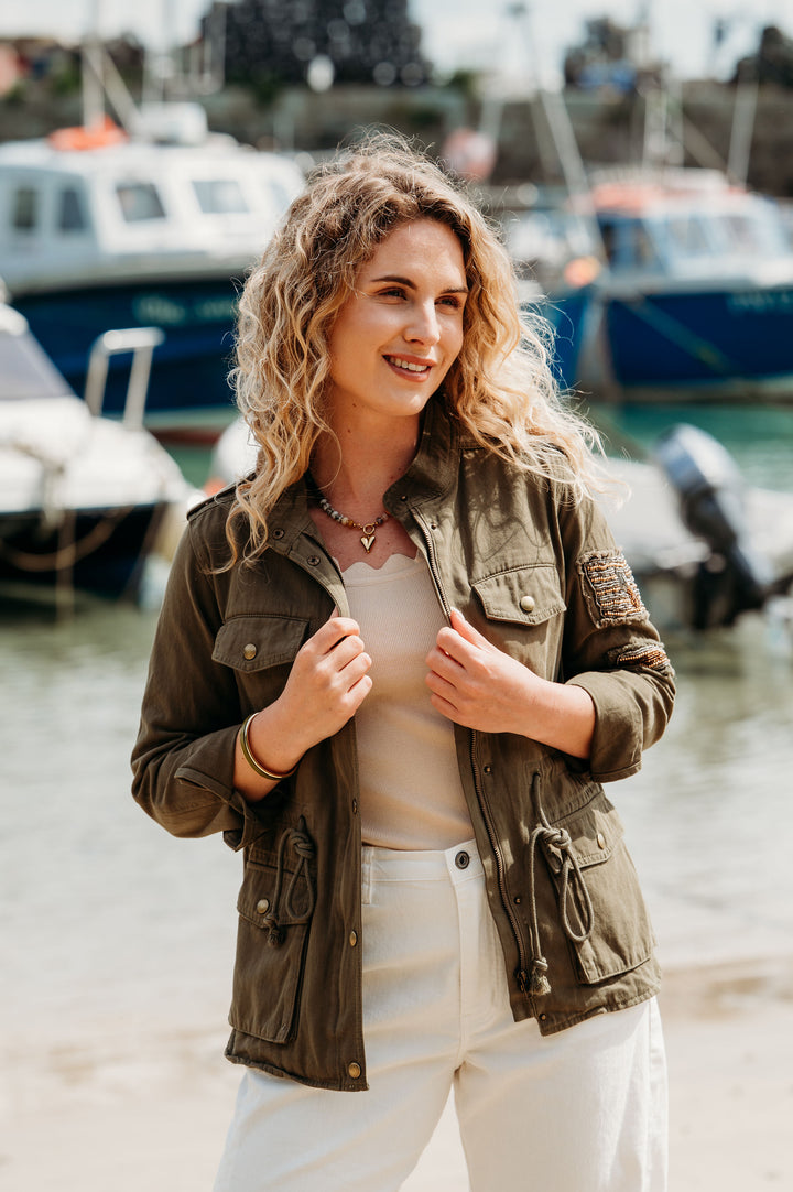 Jessie Khaki Jacket