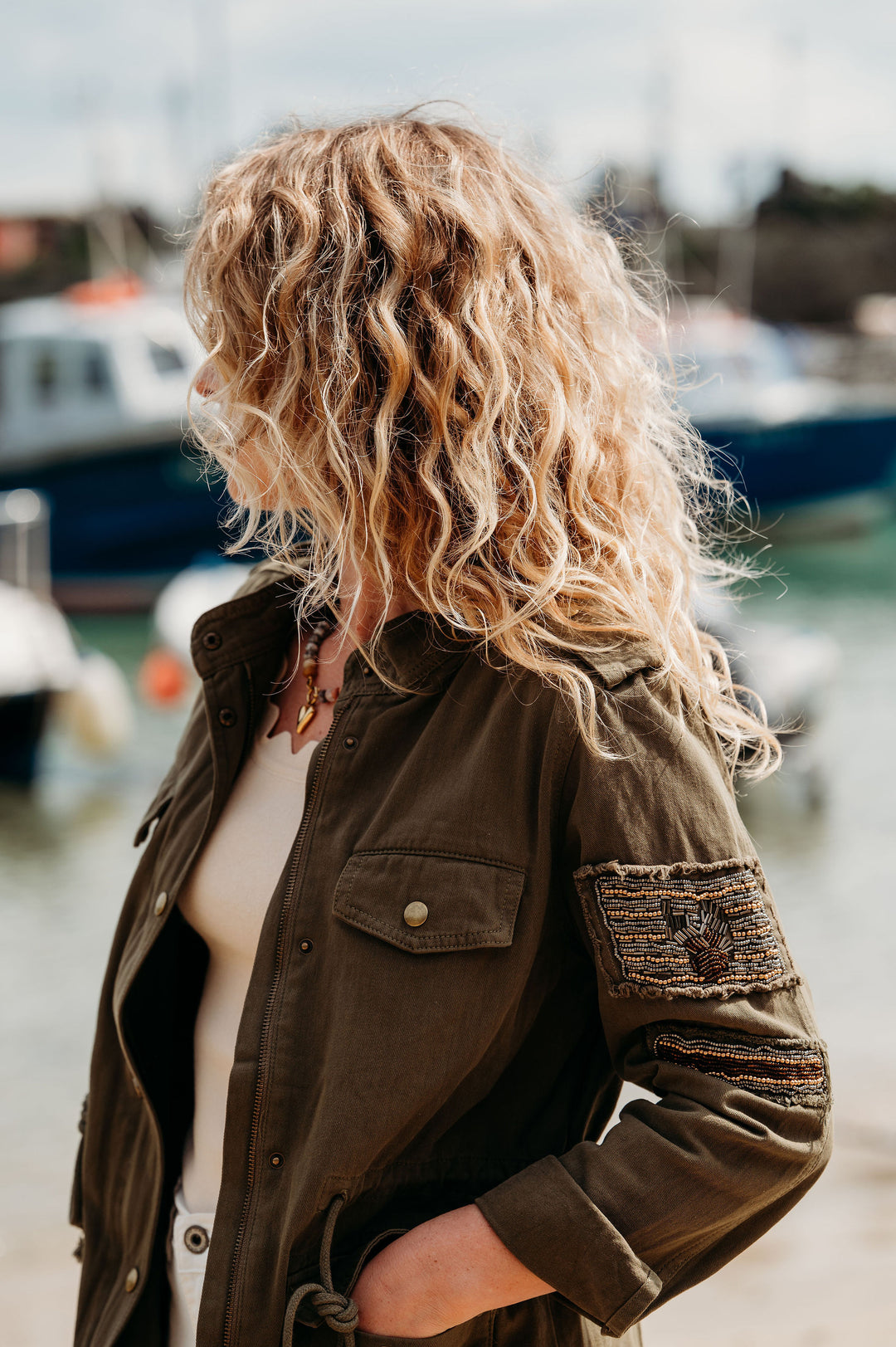 Jessie Khaki Jacket