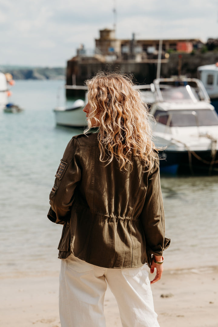 Jessie Khaki Jacket