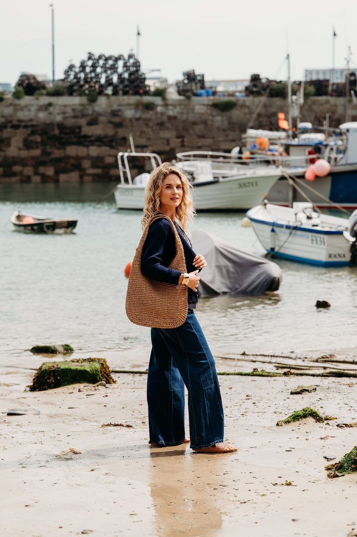 Summer Woven Basket Hobo Boho Bag