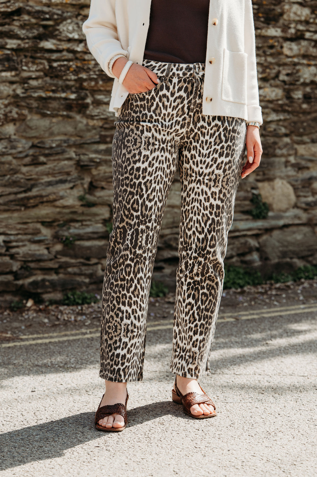 Kate Leo Denim Straight Leg Jeans
