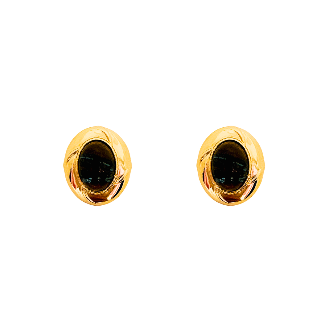 Susie Oval Statement Earrings