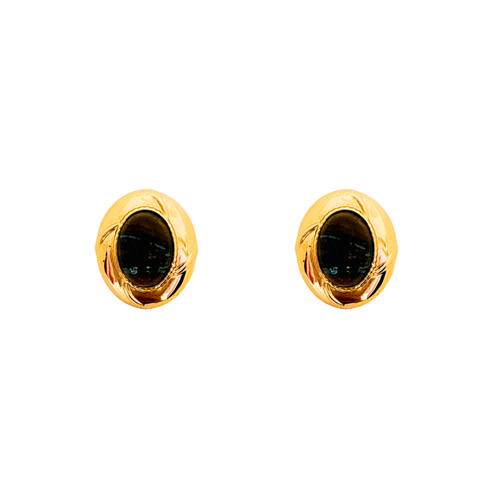 Susie Oval Statement Earrings