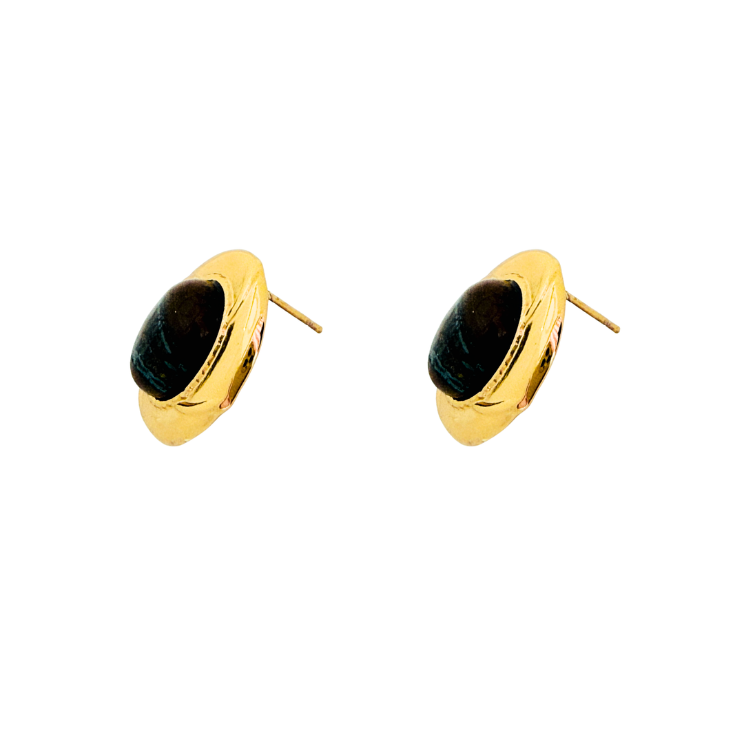 Susie Oval Statement Earrings