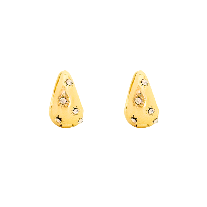 North Star Chunky Dome Stainless Steel Earrings