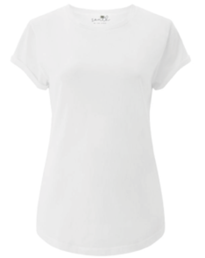 Angel Wing Back T Shirt | White