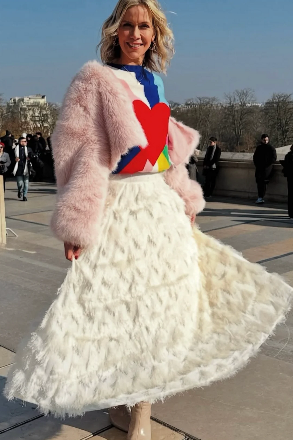 Victoria Eyelash Texture Skirt